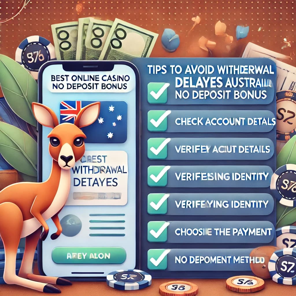 Tips to Avoid Withdrawal Delays at the Best Online Casino Australia No Deposit Bonus